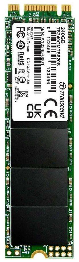 M.2 Transcend MTS820 240Gb (TS240GMTS820S) - фото №1