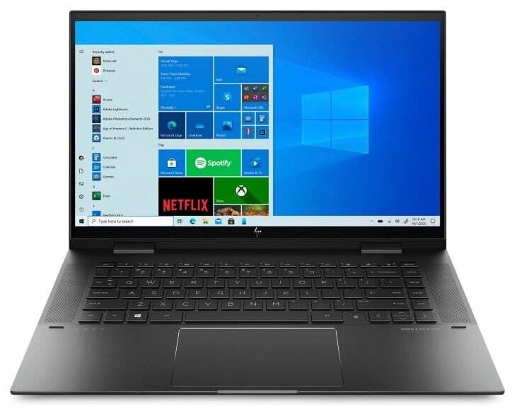Ноутбук 156 IPS FHD Touch HP Envy x360 15-eu0034ur black AMD Ryzen 5 5500U8Gb512Gb SSDVGA intW10 4E1R2EA