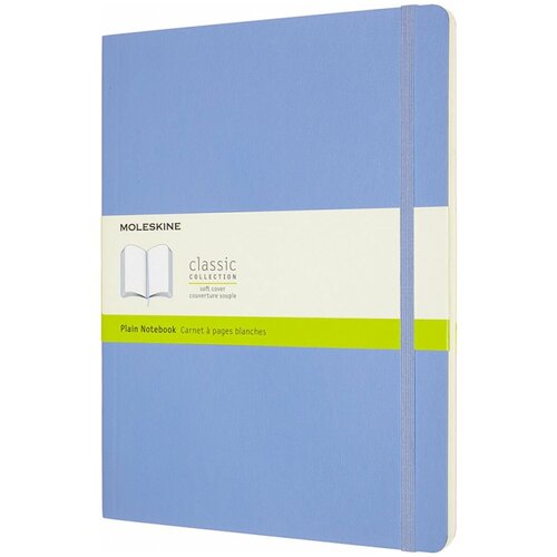 Блокнот Moleskine Classic XL,192 стр., голубой, нелинованный