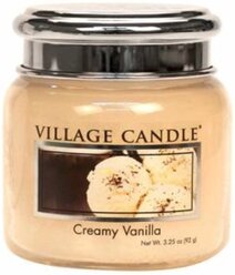 Ароматическая свеча Village Candle "Сливочный крем и ваниль", маленькая