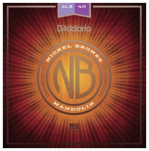 D'Addario NBM11540 Nickel Bronze - Комплект струн для мандолины