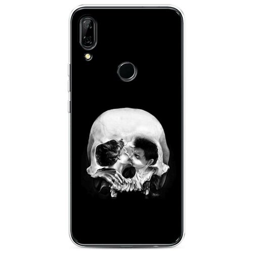 фото Силиконовый чехол "череп 6" на huawei p smart z / хуавей п смарт z case place