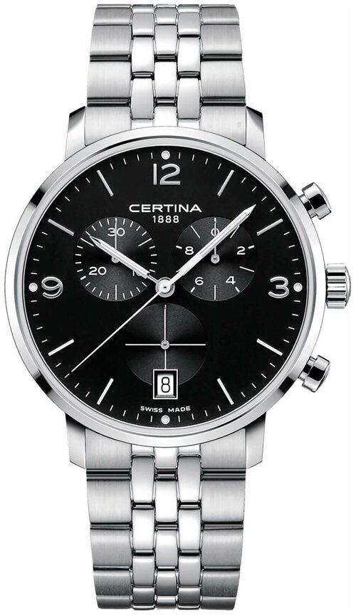 Наручные часы Certina DS Caimano, черный