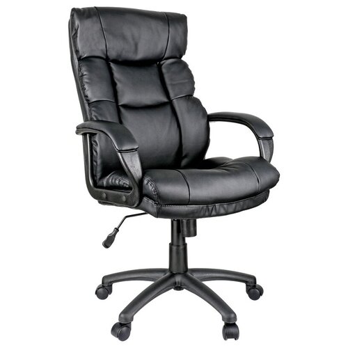 фото Кресло руководителя helmi "forum", экокожа черная (274839)