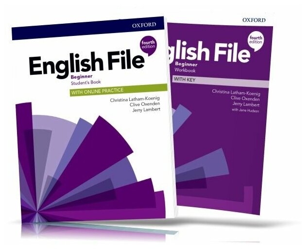 English File (Fourth Edition) Beginner Учебник+Тетрадь+CD