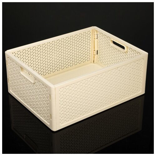 Ящик сборный Nature цвет слоновая кость