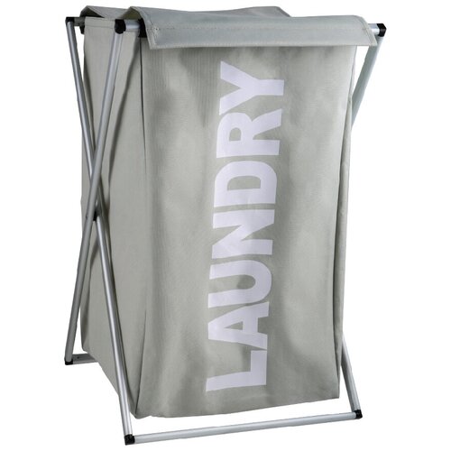 фото Корзина для белья fixsen loft style складная серая (fx-1023)