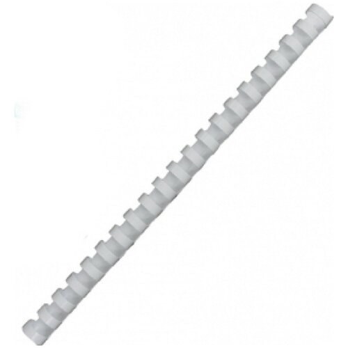 Пружины пластиковые для переплета Fellowes 51 мм, (на 411-500 листов) белая, 50шт (FS-53502)