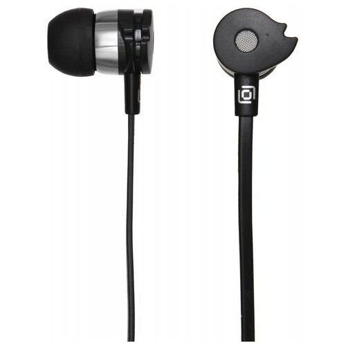 Гарнитура вкладыши Oklick HS-S-210 черный 344500₽