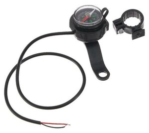 Gianni Rodari Зарядное устройство, компас для мото на руль, черный