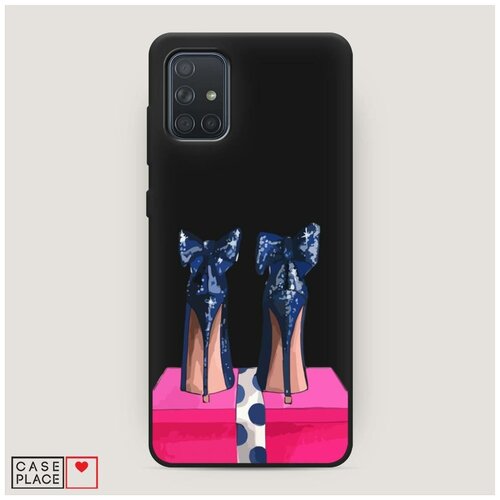 фото Чехол силиконовый матовый samsung galaxy a71 туфли на высоком каблуке case place