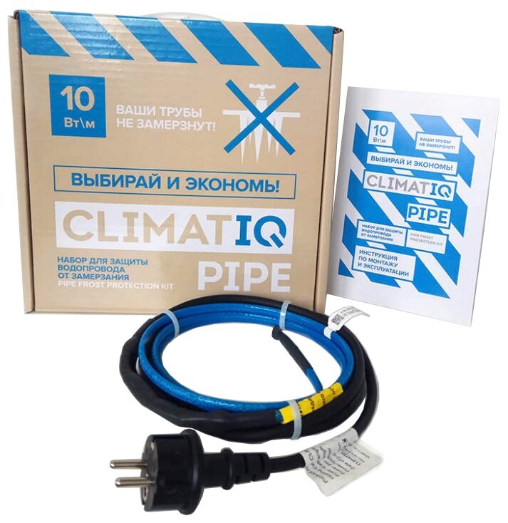 Нагревательный кабель ClimatIQ Pipe 3м IQWATT - фото №4