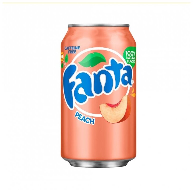 Газированный напиток Fanta Peach / Фанта Персик 355 мл.(США) - фотография № 7