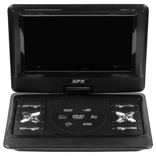 фото Портативный телевизор xpx ea-1049d с dvd и dvb-t2 10.8" (3d / usb / sd / game)