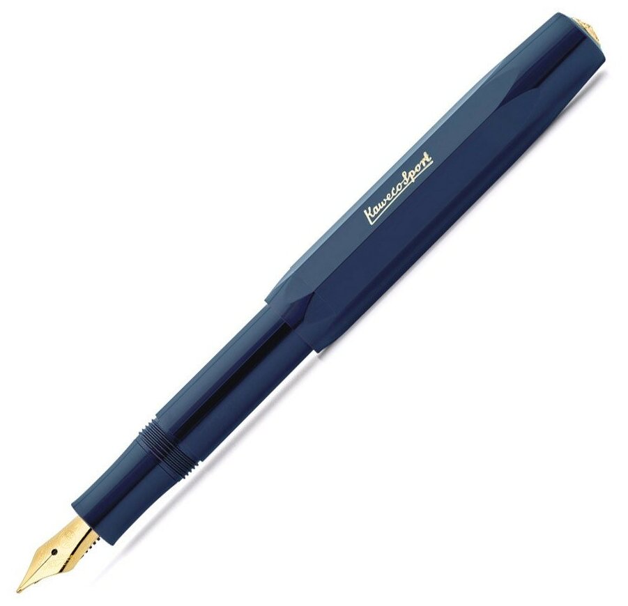 Перьевая ручка Kaweco Ручка перьевая KAWECO CLASSIC Sport M 0.9мм, синий морской