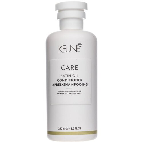 Keune кондиционер Care Satin Oil Conditioner Шелковый уход, 250 мл anju beaute кондиционер оптимальный уход зародыши пшеницы увлажнение объем эластичность optimum care baume 1 5 an65 0 260 кг