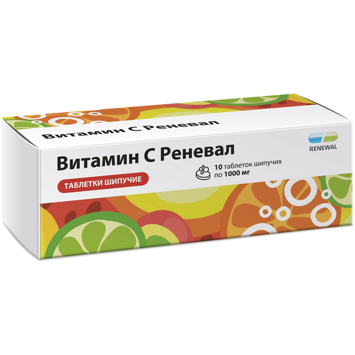 Витамин С Renewal шип.таб., 1000 мг, 10 шт.