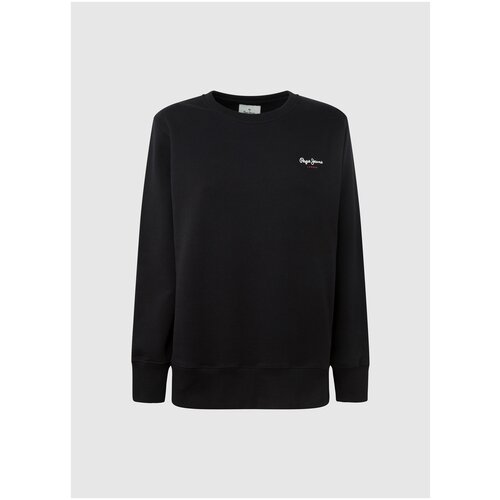 фото Толстовка для женщин, pepe jeans london, модель: pl581189, цвет: черный, размер: m