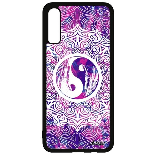фото Яркий чехол на мобильный // galaxy a70 // "инь и ян" добро и зло пять стихий, utaupia, фиолетовый