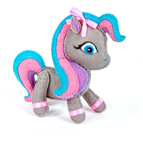 фото Набор для изготовления текстильной игрушки «пони» кукла перловка