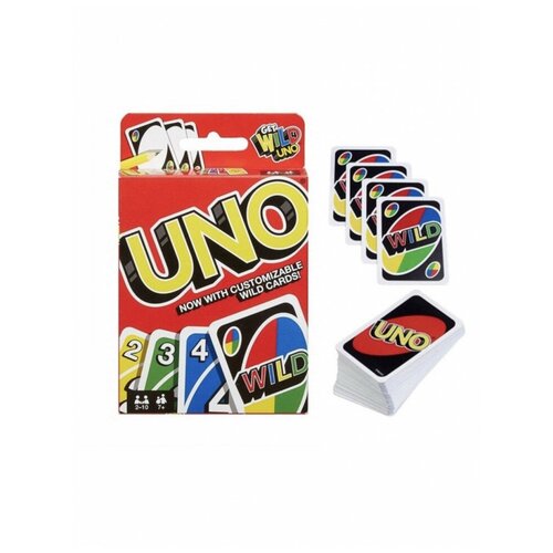 Игра настольная карточная Uno Wild 112 карт / Карточная игра Уно UNO Wild / UNO Wild, UNO настольная игра uno