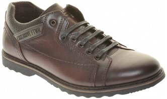Тофа TOFA туфли мужские демисезонные, размер 43, цвет коричневый, артикул 229264-8