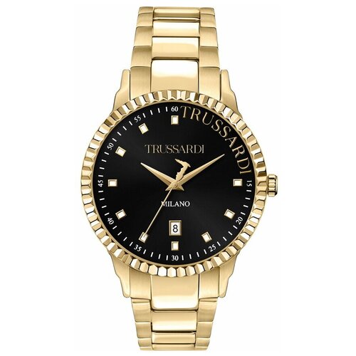 фото Наручные часы trussardi наручные кварцевые часы trussardi r2453141005, черный, золотой