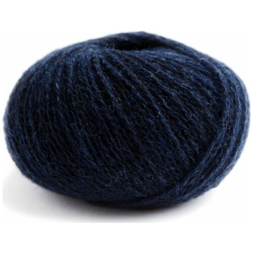 Пряжа Lamana Shetland цвет 11, marineblau, морской (тёмно-синий)