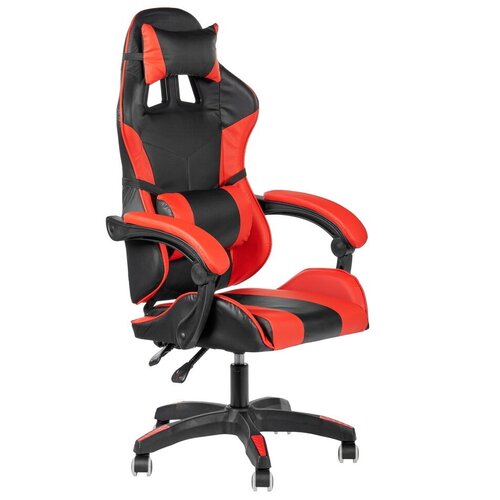Игровое кресло Alfa, чёрный красный