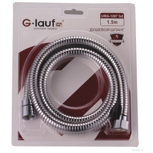 шланг для душа g lauf urg 1207 200 см хром 200 см URG-1207 Шланг для душа Imp *Imp 1,5 м