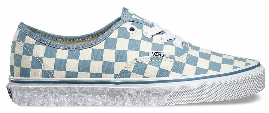 vans authentic checkerboard blue
