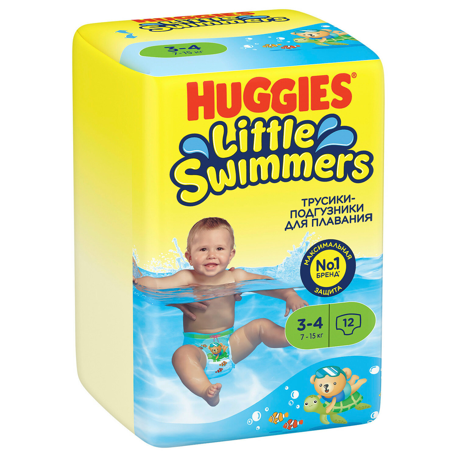 Трусики-подгузники для плавания Huggies Little Swimmers 3-4 (7-15 кг), 12 шт. - фото №3