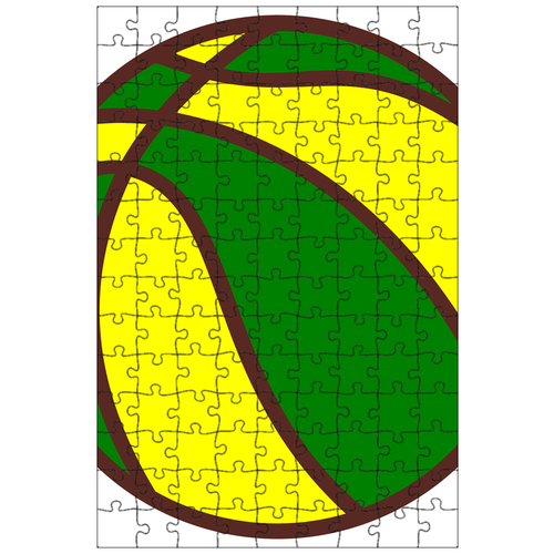 фото Магнитный пазл 27x18см."мяч, баскетбол, спорт" на холодильник lotsprints