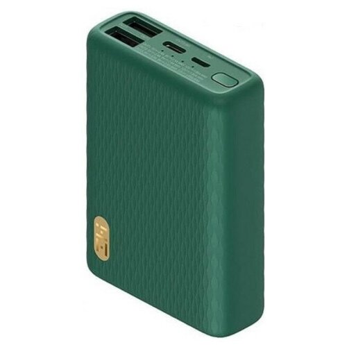 фото Внешний аккумулятор xiaomi zmi power bank qb817 10000mah usb type-c mini 22.5w green