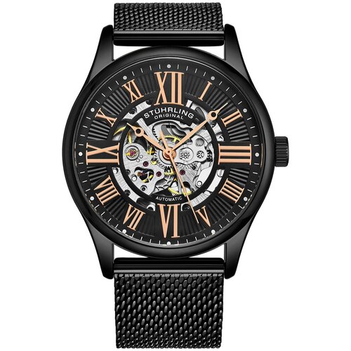 фото Наручные часы stuhrling механические наручные часы stuhrling 3942m.3, черный