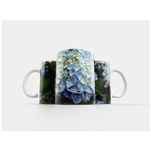 фото Кружка "гортензия, цветок, декоративный цветок" 320 мл lotsprints