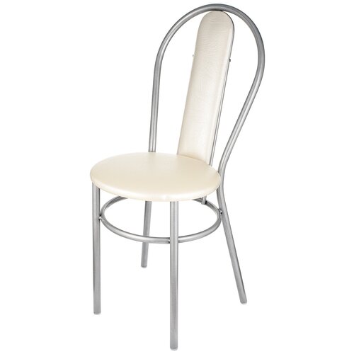 фото Стул обеденный kett-up сицилия, ku191.3, цвет серебро / жемчуг, 1 штука