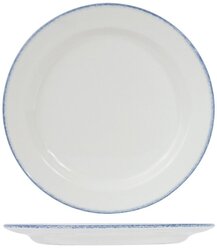 Тарелка мелкая «Блю дэппл», 27 см., синий, фарфор, 17100209, Steelite