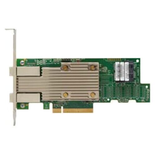 HBA-адаптер Broadcom SAS 9400-8i8e SGL (05-50031-02) контроллер adaptec asr 51245 3gb s sas sata sgl 512mb 16port pci e x8 2268100 r
