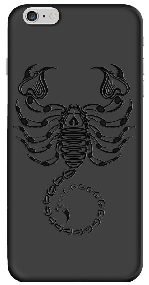 Чехол и защитная пленка для Apple iPhone 6 Plus Deppa Art Case Black скорпион