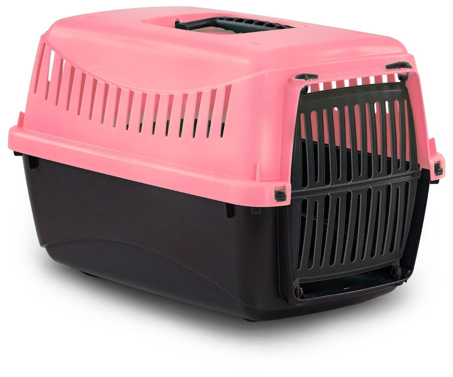 Переноска Lilli Pet для животных Beauty box 39x26x25 см, розовая