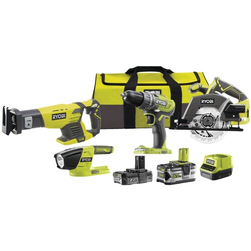 Набор аккумуляторного электроинструмента RYOBI R18CK4-252S