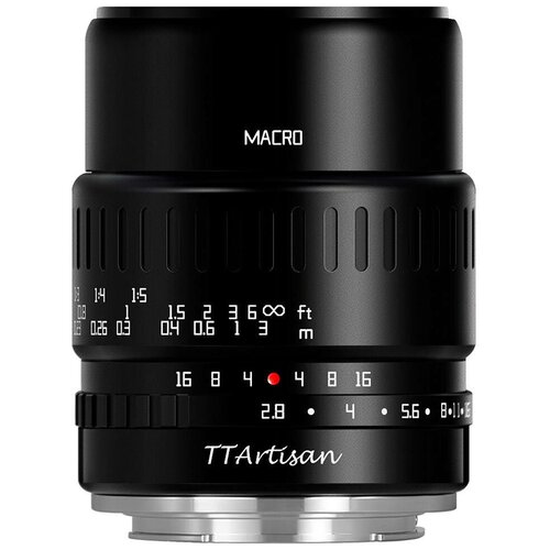Объектив TTartisan 40 мм F2.8 Macro APS-C для Canon EOS R объектив ttartisan 35 мм f1 4 aps с eos m silver