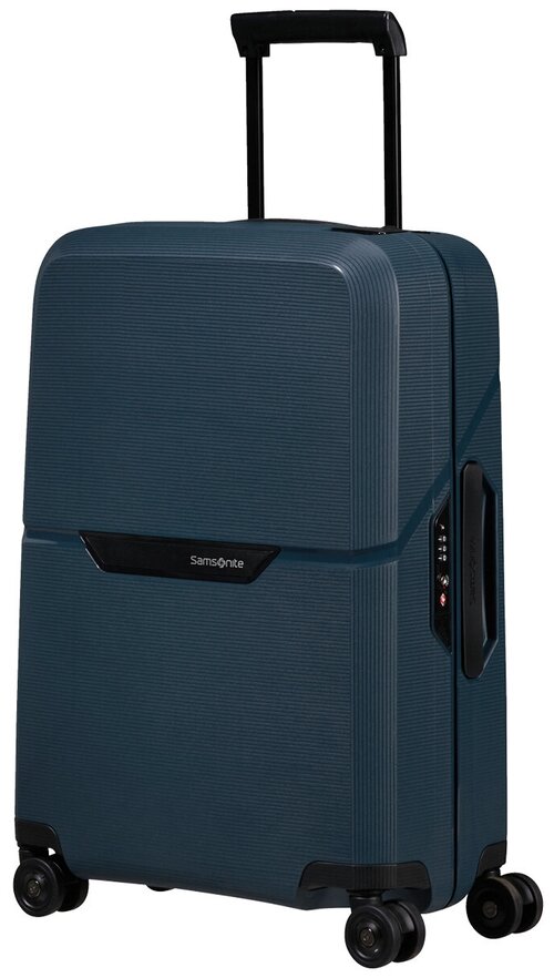 Чемодан Samsonite, 38 л, размер S, синий