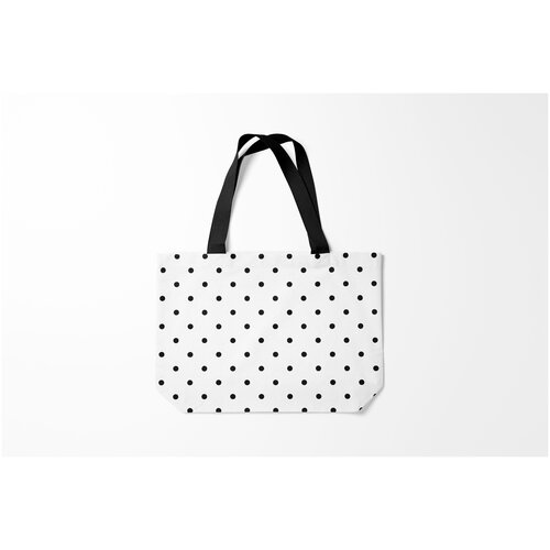 фото Сумка-шоппер / 46х35 см / тренды / разные горошек burnettie