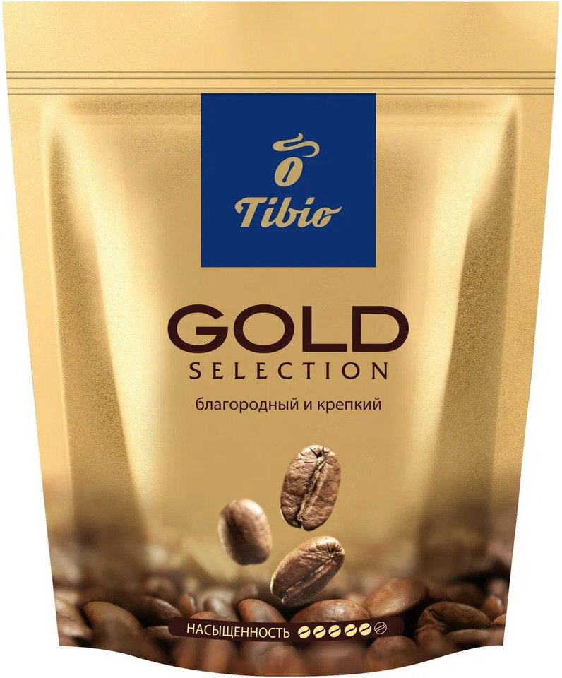 Кофе растворимый Tibio Gold Selection Благородный и крепкий, 40 г