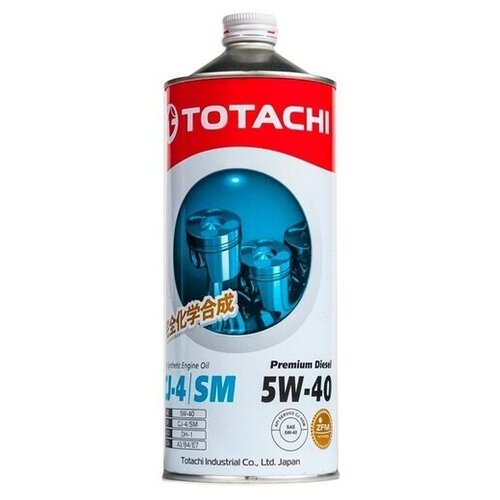 Масло моторное TOTACHI 5W40 CJ-4/SM Premium Diesel синт. 1л.