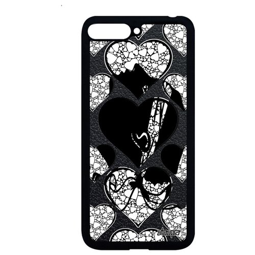 фото Дизайнерский чехол на смартфон // huawei y6 2018 // "флаг корсики с сердцем" государственный патриот, utaupia, цветной