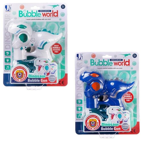 Игровой набор Мыльные пузыри Динозавр, со звуковыми и световыми эффектами, на блистере - WB-01313 [Junfa Toys]