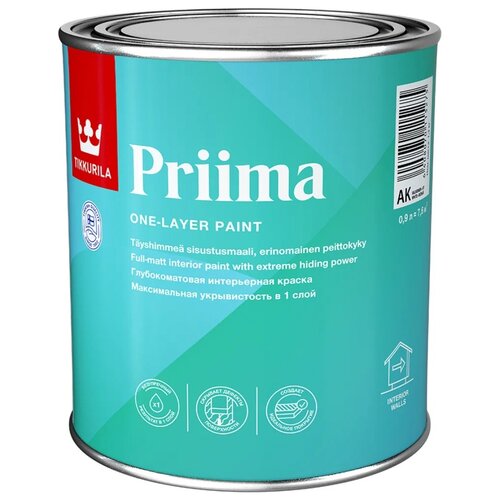 Краска интерьерная Tikkurila Priima (5 л База АK )